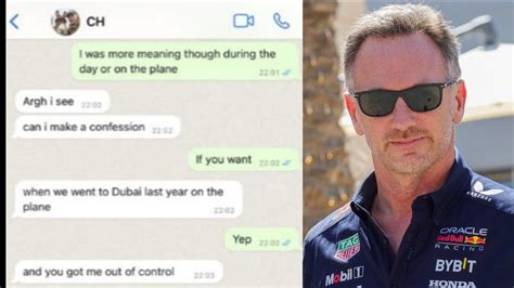 christian horner text messages leaked|The shocking texts F1 pro Christian Horner allegedly sent to。